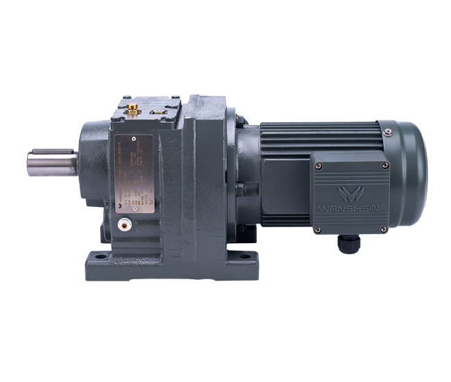 R Series helical geared motor