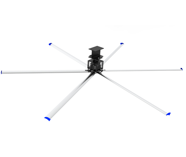 Permanent magnet direct drive industrial ceiling fan